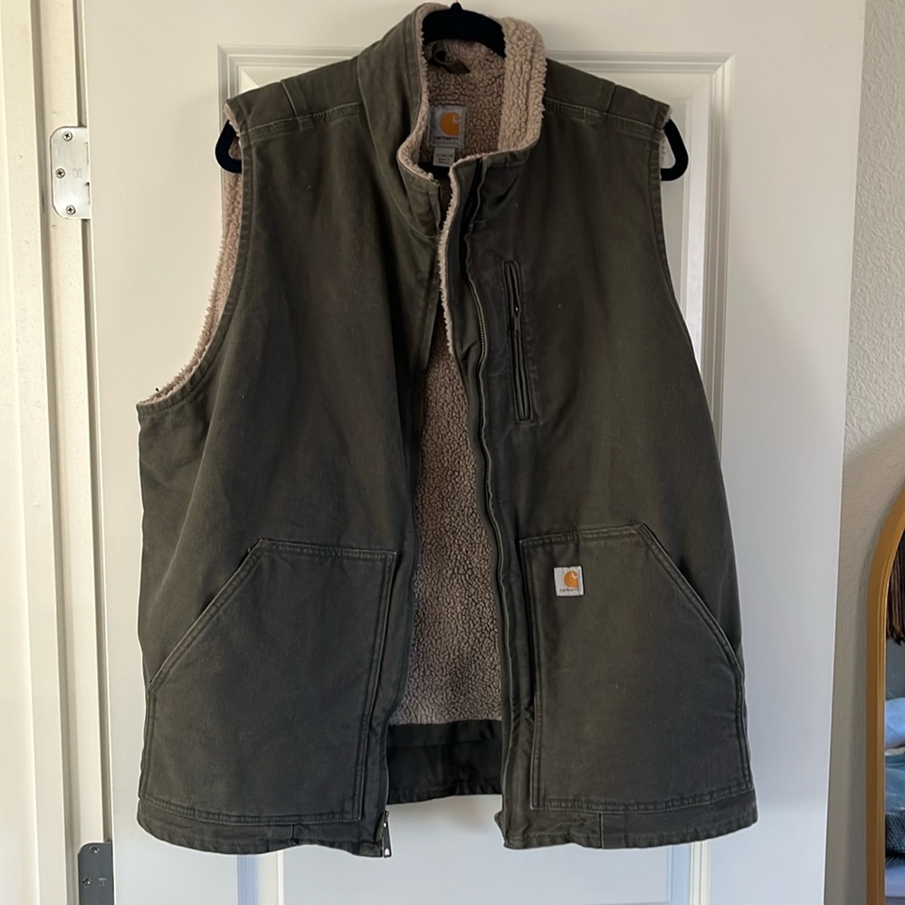 Carhartt Women's Mock Neck Sherpa Lined Vest